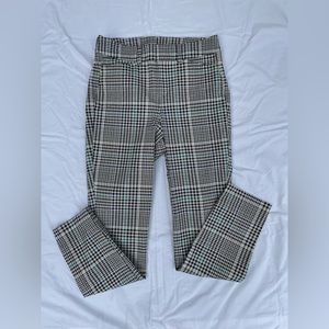 Old Navy High Rise Pixie Cut Plaid Trouser